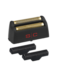 CBS Beauty Supply | Professional Beauty Supplies, Salon Equipment & Spa Furniture 1 StyleCraft Gold Titanium Foil Head & Cutter Replacement Set for Rebel Shaver #SC555G
