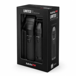 BaBylissPRO BlackFX All Metal Clipper Trimmer Prepack FXCTMBPK 2