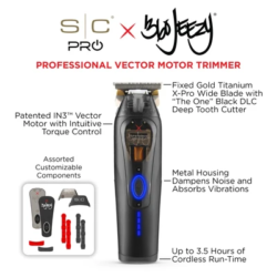 StyleCraft X 360 Jeezy Cordless Trimmer #SC423B
