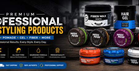Professional Hair Styling Wax, Pomade & Gel for Barbers and Salons