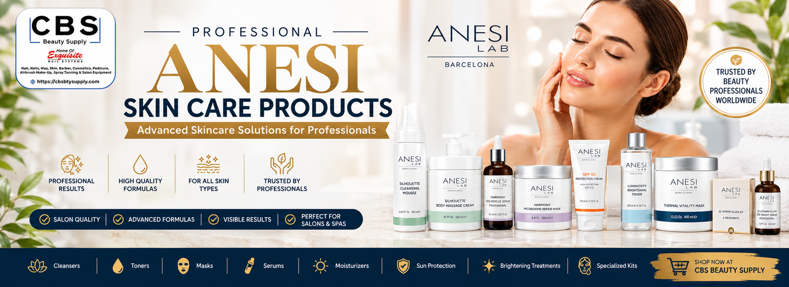 Professional Anesi Skin Care Products