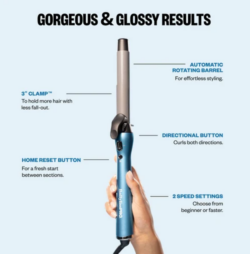 BaBylissPRO AutoCurler Automatic Rotating Barrel Curling Iron 1 BNTAC100 2