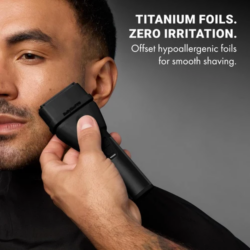 BaBylissPRO CoreFX Cordless Double Foil Shaver Matte Black FX75FS2MB 2