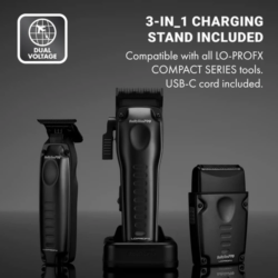 BaBylissPRO Lo-PROFX High Performance Compact Clipper - Matte Black FX82MB 3 BaBylissPRO Lo PROFX High Performance Compact Clipper Matte Black FX82MB 4
